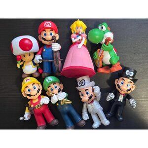 Super Mario Bros Music Mario Figure Toy Plastic | Nintendo plastic figures
